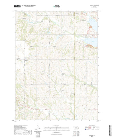 United States Geological Survey Garland, NE (2021, 24000-Scale) digital map