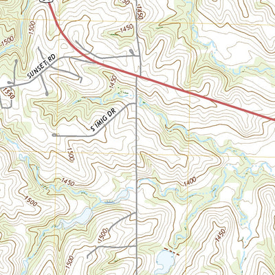 United States Geological Survey Garland, NE (2021, 24000-Scale) digital map