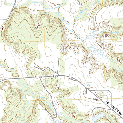 United States Geological Survey Garnett East, KS (2022, 24000-Scale) digital map