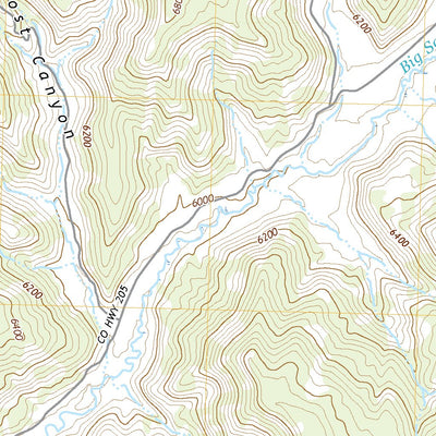 United States Geological Survey Garvey Canyon, CO (2022, 24000-Scale) digital map
