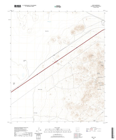 United States Geological Survey Gary, NM (2020, 24000-Scale) digital map