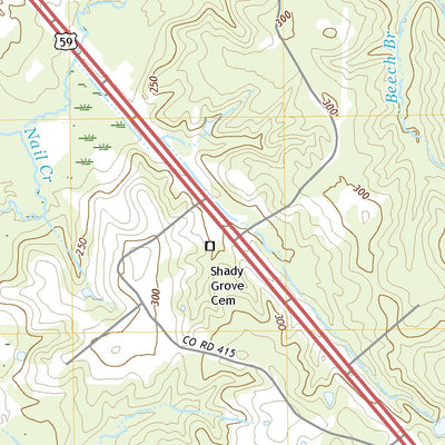 United States Geological Survey Gary, TX (2022, 24000-Scale) digital map