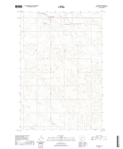 United States Geological Survey Gascoyne, ND (2020, 24000-Scale) digital map