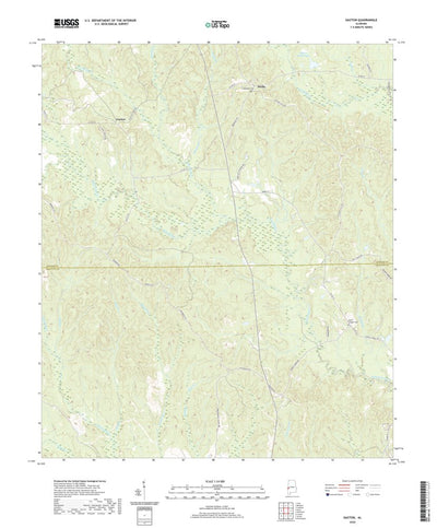United States Geological Survey Gaston, AL (2020, 24000-Scale) digital map
