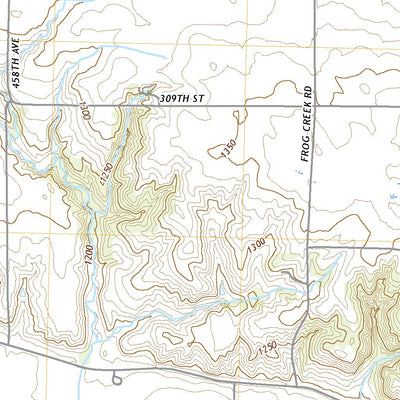 United States Geological Survey Gayville NE, SD (2021, 24000-Scale) digital map