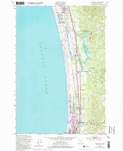 United States Geological Survey Gearhart, OR (1949, 24000-Scale) digital map