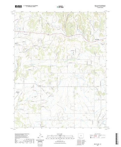 United States Geological Survey Gem Village, CO (2022, 24000-Scale) digital map