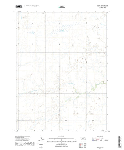 United States Geological Survey Geneva SW, NE (2021, 24000-Scale) digital map