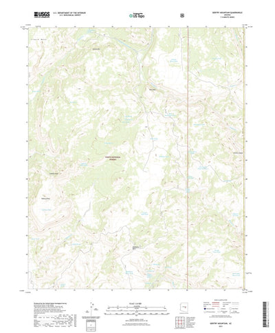 United States Geological Survey Gentry Mountain, AZ (2021, 24000-Scale) digital map