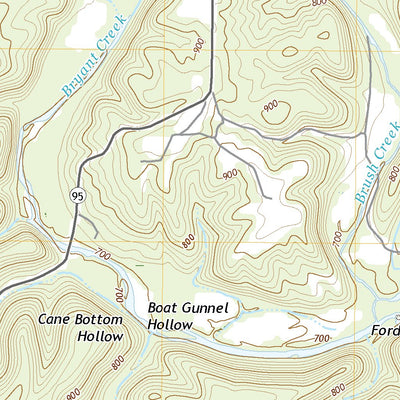 United States Geological Survey Gentryville, MO (2021, 24000-Scale) digital map