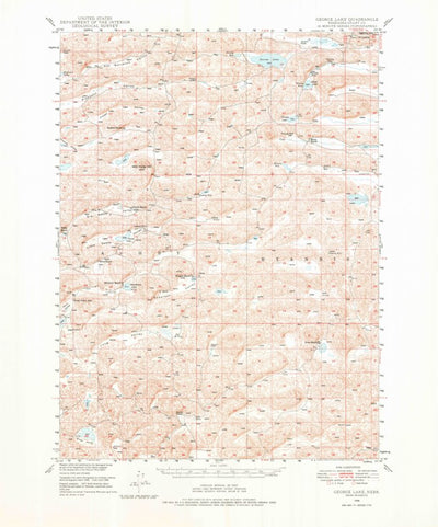 United States Geological Survey George Lake, NE (1948, 62500-Scale) digital map