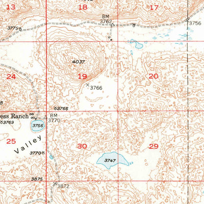 United States Geological Survey George Lake, NE (1948, 62500-Scale) digital map