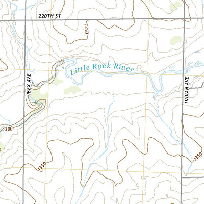 United States Geological Survey George West, IA (2022, 24000-Scale) digital map