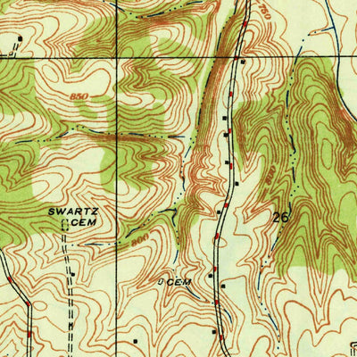United States Geological Survey Georgetown, IN (1947, 24000-Scale) digital map