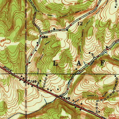 United States Geological Survey Georgetown, IN (1947, 24000-Scale) digital map