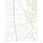 United States Geological Survey Gerber, CA (2022, 24000-Scale) digital map