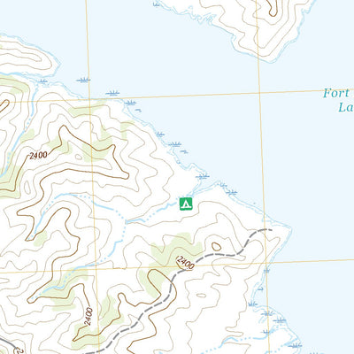 United States Geological Survey Germaine Coulee West, MT (2020, 24000-Scale) digital map