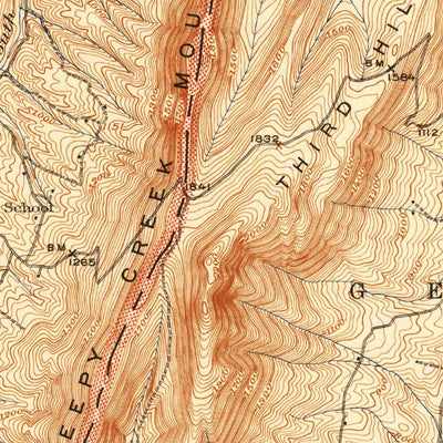 United States Geological Survey Gerrards Town, WV-VA (1943, 62500-Scale) digital map