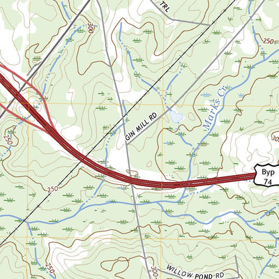 United States Geological Survey Ghio, NC (2022, 24000-Scale) digital map