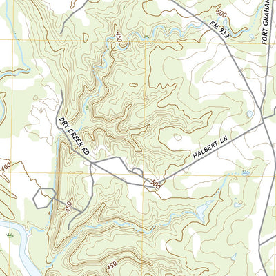 United States Geological Survey Gholson, TX (2022, 24000-Scale) digital map