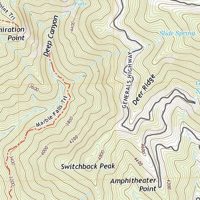 United States Geological Survey Giant Forest, CA (2021, 24000-Scale) digital map