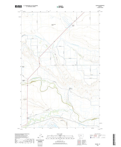 United States Geological Survey Gilman, MT (2020, 24000-Scale) digital map