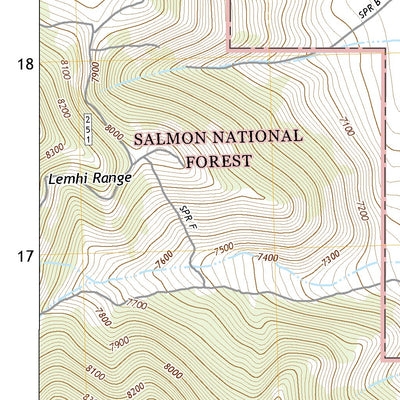 United States Geological Survey Gilmore Summit, ID (2020, 24000-Scale) digital map
