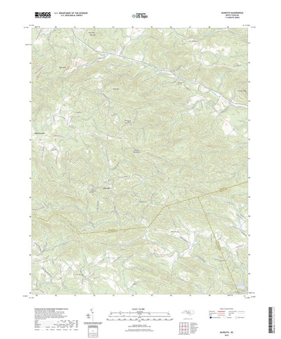 United States Geological Survey Gilreath, NC (2022, 24000-Scale) digital map