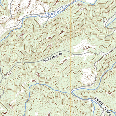 United States Geological Survey Gilreath, NC (2022, 24000-Scale) digital map