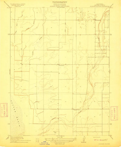 United States Geological Survey Gilsizer Slough, CA (1911, 31680-Scale) digital map