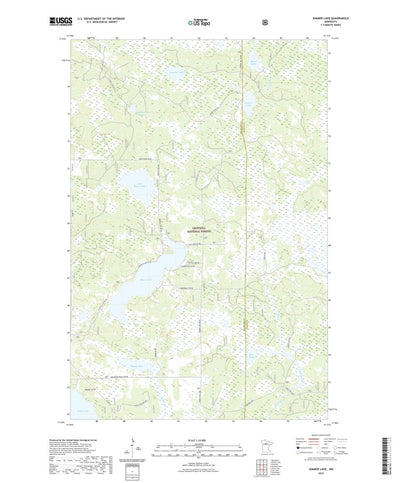 United States Geological Survey Gimmer Lake, MN (2022, 24000-Scale) digital map