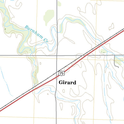 United States Geological Survey Girard, MN (2022, 24000-Scale) digital map