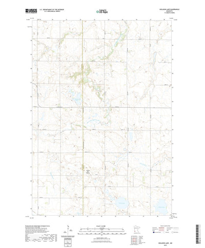 United States Geological Survey Gislason Lake, MN (2022, 24000-Scale) digital map