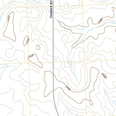United States Geological Survey Glad Valley SE, SD (2021, 24000-Scale) digital map