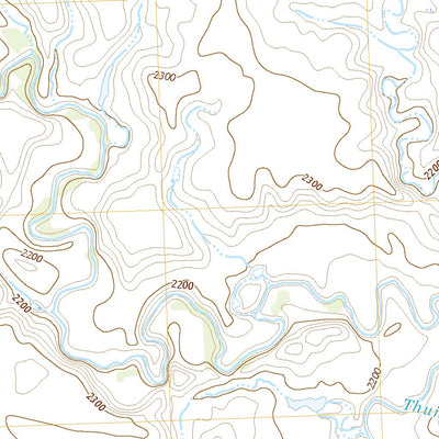 United States Geological Survey Glad Valley SE, SD (2021, 24000-Scale) digital map