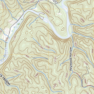 United States Geological Survey Glade Spring, VA (2022, 24000-Scale) digital map