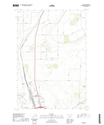United States Geological Survey Glade, WA (2020, 24000-Scale) digital map