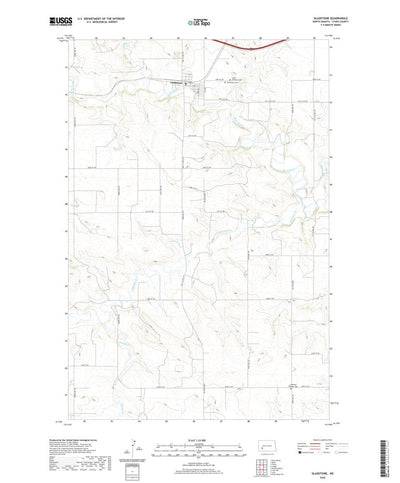 United States Geological Survey Gladstone, ND (2020, 24000-Scale) digital map