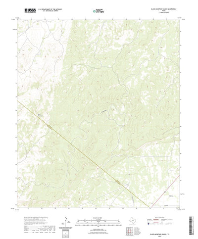 United States Geological Survey Glass Mountain Ranch, TX (2022, 24000-Scale) digital map