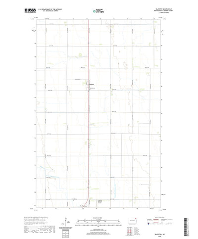 United States Geological Survey Glasston, ND (2020, 24000-Scale) digital map