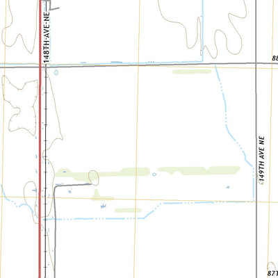United States Geological Survey Glasston, ND (2020, 24000-Scale) digital map