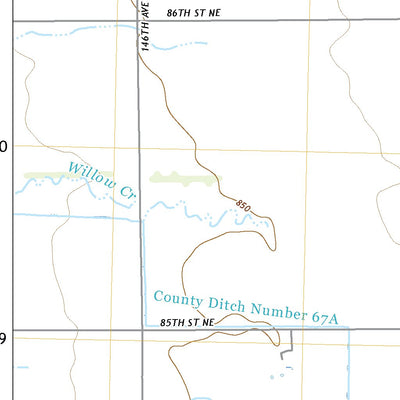 United States Geological Survey Glasston, ND (2020, 24000-Scale) digital map