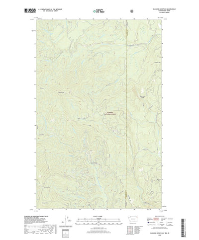 United States Geological Survey Gleason Mountain, WA (2020, 24000-Scale) digital map
