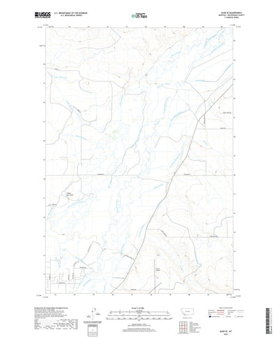 United States Geological Survey Glen SE, MT (2020, 24000-Scale) digital map
