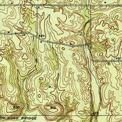 United States Geological Survey Glendale, IN (1944, 24000-Scale) digital map