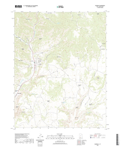 United States Geological Survey Glendale, UT (2020, 24000-Scale) digital map