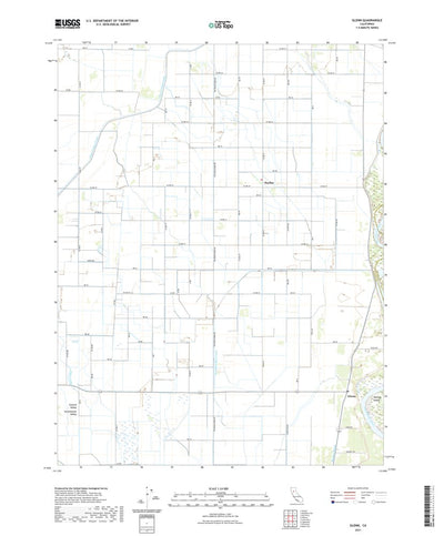 United States Geological Survey Glenn, CA (2021, 24000-Scale) digital map