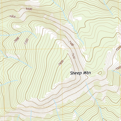 United States Geological Survey Glenn Creek, MT (2020, 24000-Scale) digital map