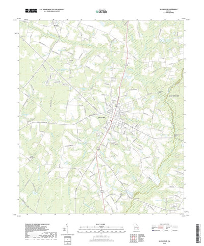 United States Geological Survey Glennville, GA (2020, 24000-Scale) digital map