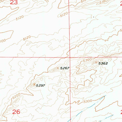 United States Geological Survey Glenrock, WY (1949, 24000-Scale) digital map